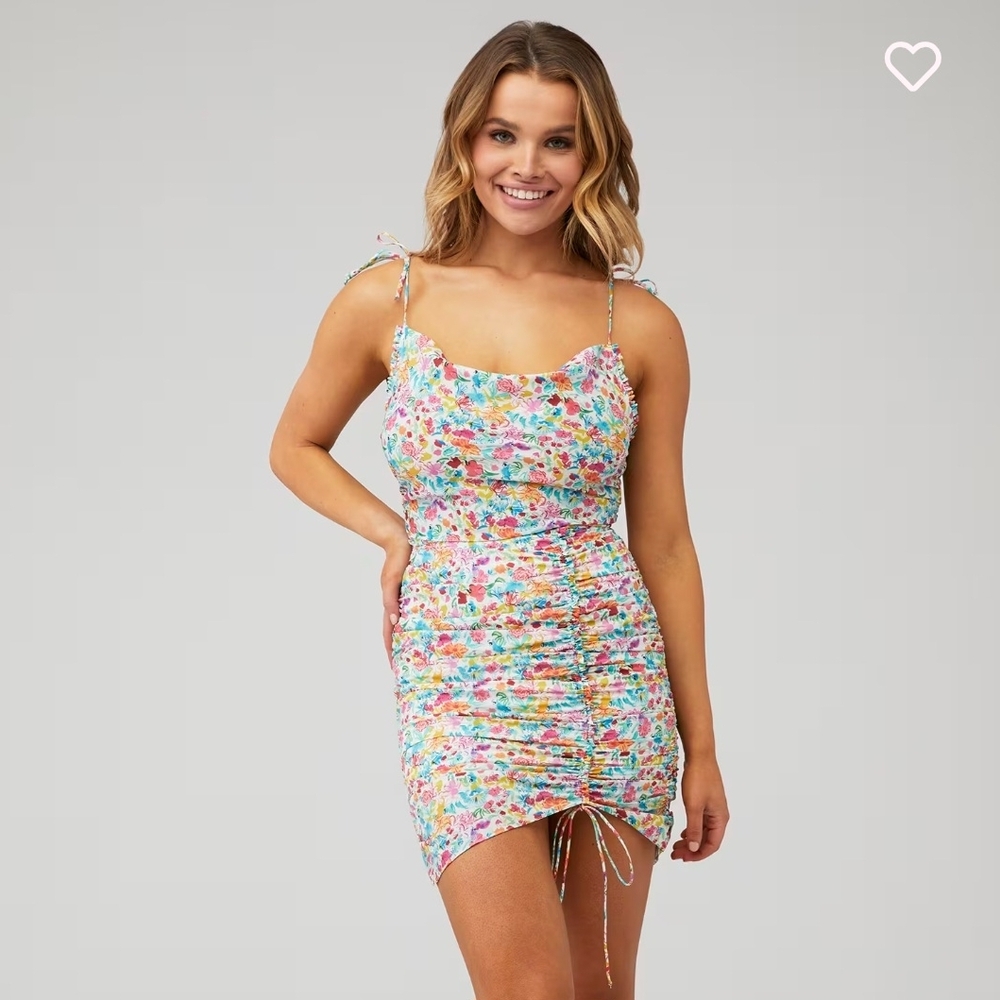 For Love And Lemons Floral Mini Dress